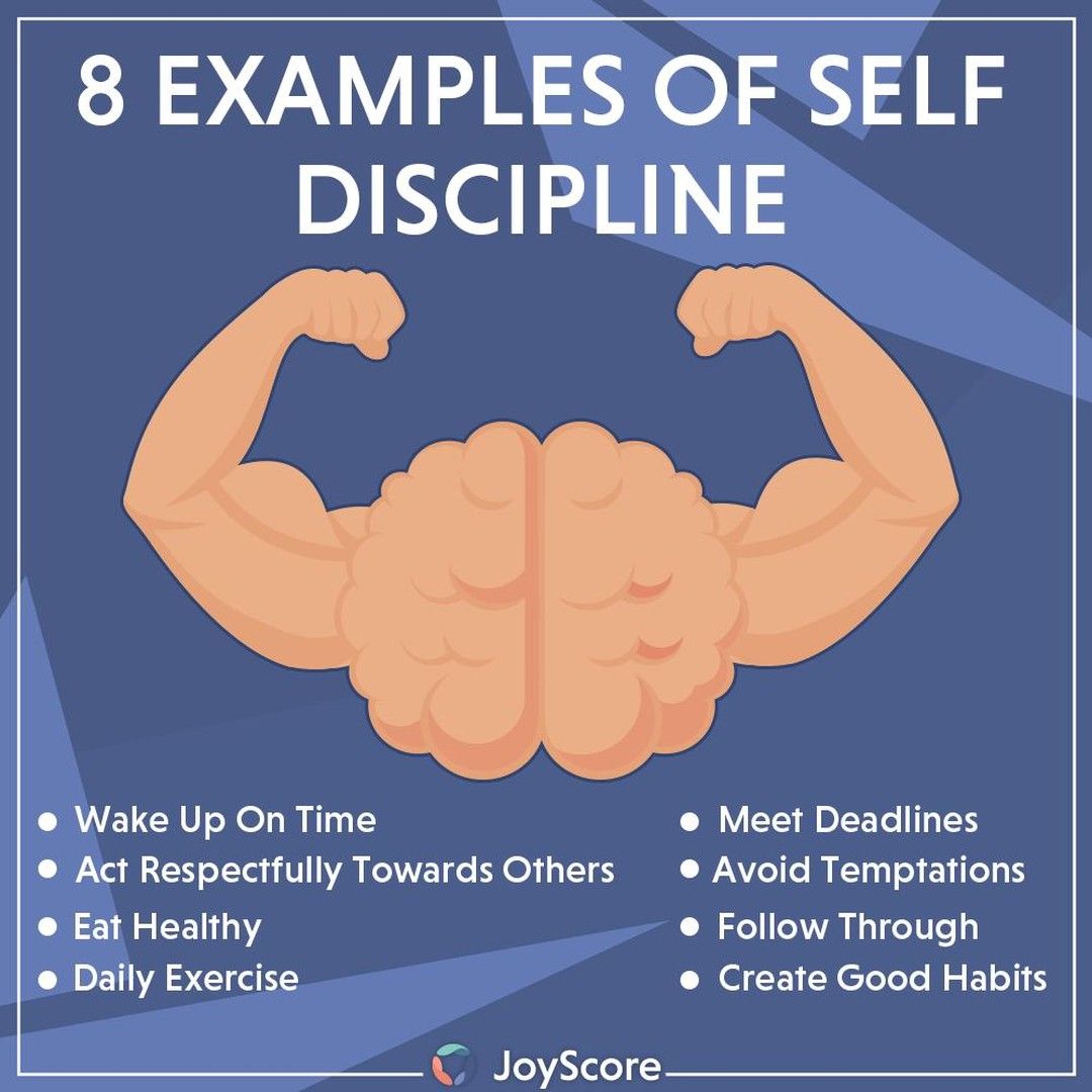 “A great way to develop self-discipline is to make it a habit to do the ...