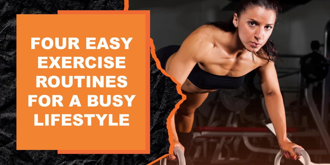 4 Easy Exercise Routines For A Busy Lifestyle | MAGMA Fitness
