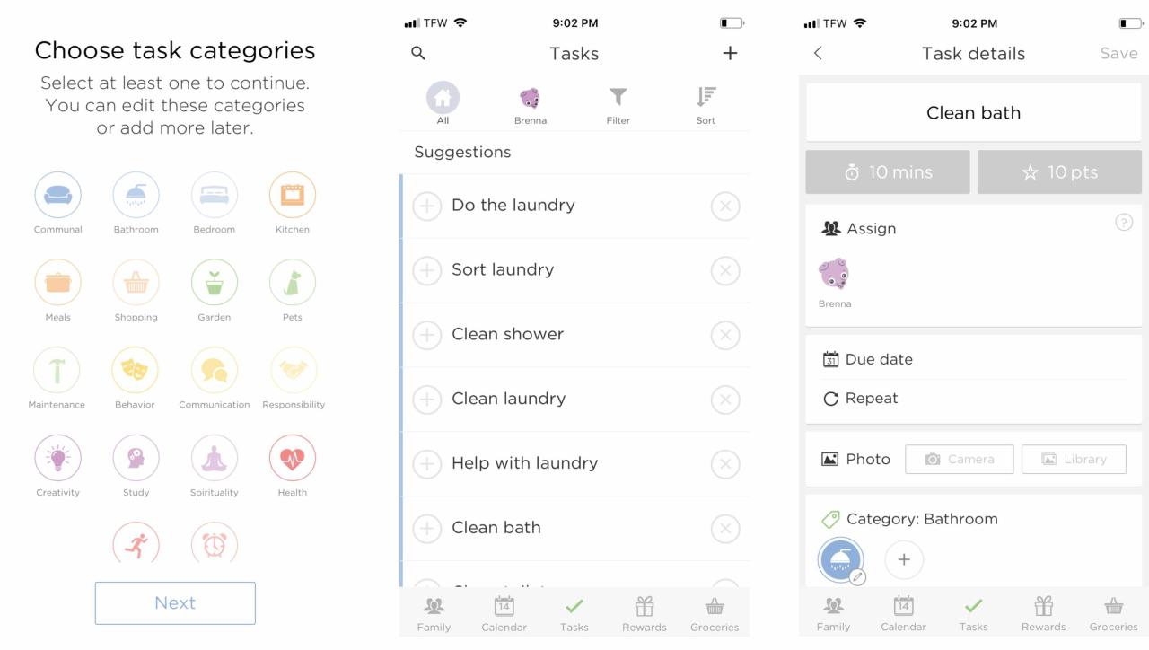 Free Colorful Weekly Home Chores Planner template to design