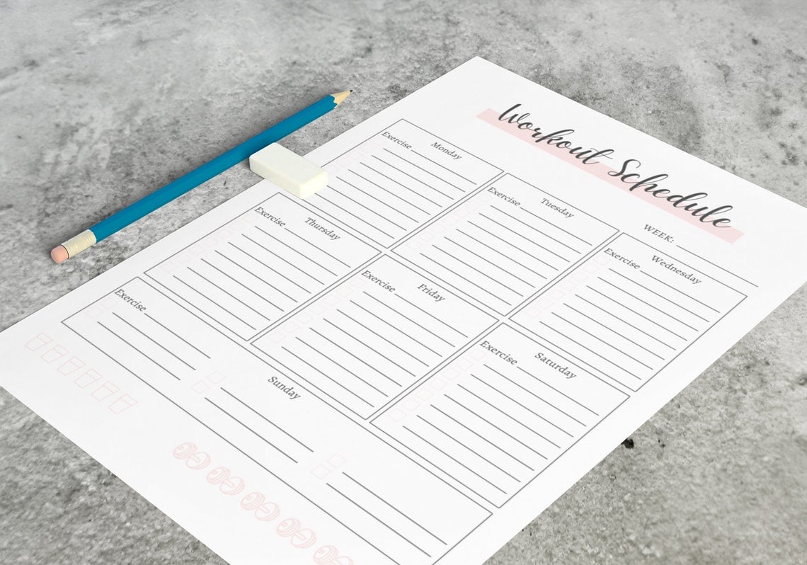 Weekly Workout Schedule