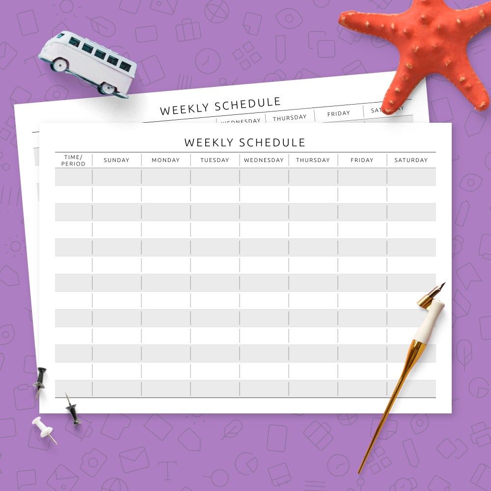 Enriching Students - How to Create Weekly Schedule