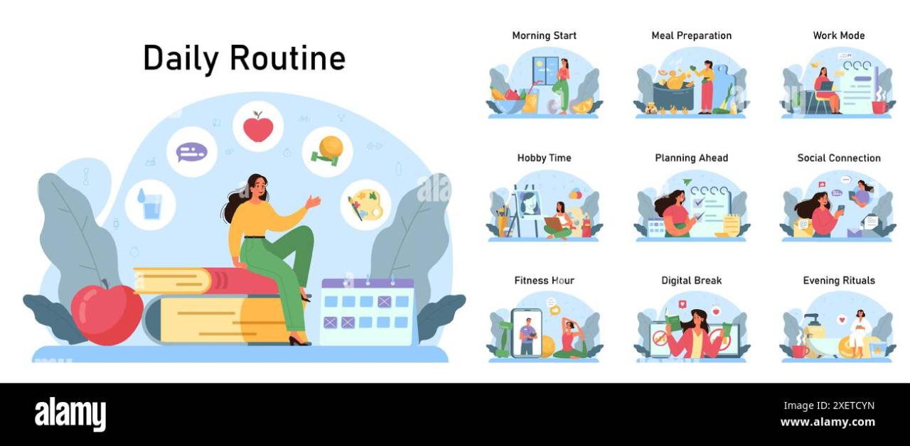 How to Create a Daily Routine Schedule to Organize Your Day with the 8 ...