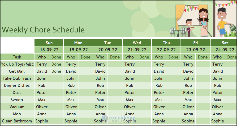How to Create a Weekly Schedule in Excel (2 Suitable Methods) How to Create a Weekly Schedule in Excel (2 Suitable Methods)