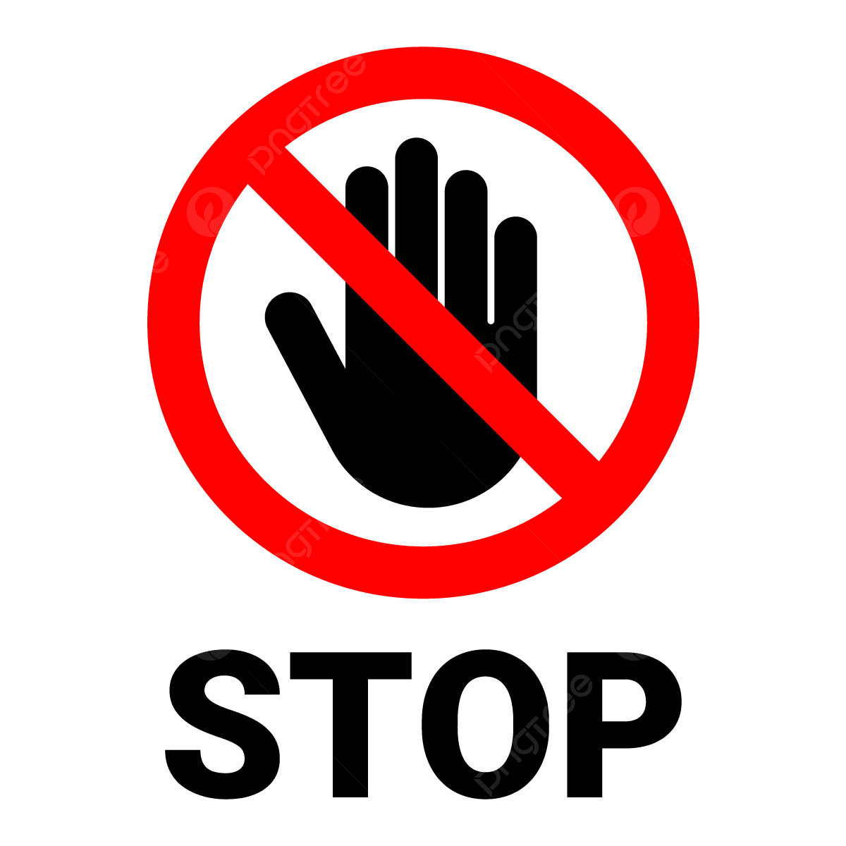 Stop Handpictogram